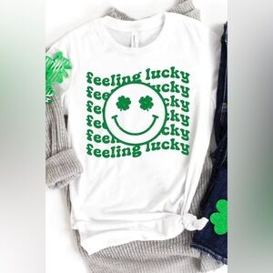 Feeling Lucky St Patrick’s Day Graphic Tee